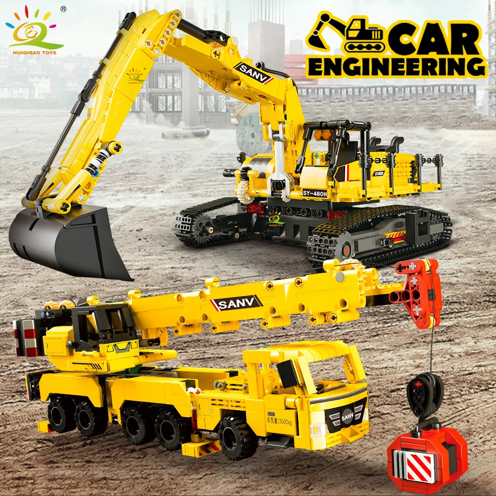 PENDRA Engineering Technical Excavator Building Set