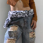 PENDRA Galara Leopard Print Belt