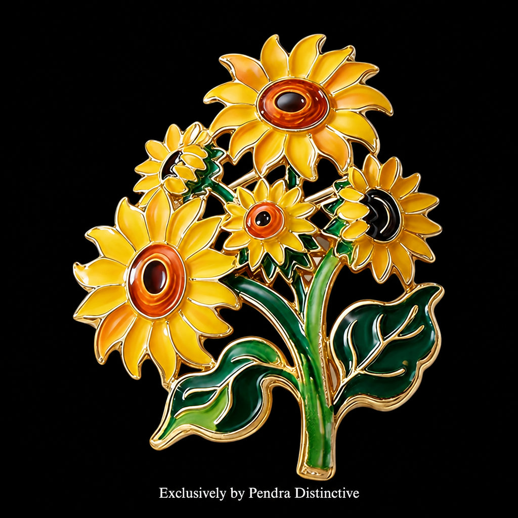 PENDRA Gallery 9-Design Famous Painting Brooch
