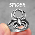 PENDRA Spider Stuff Steel Ring