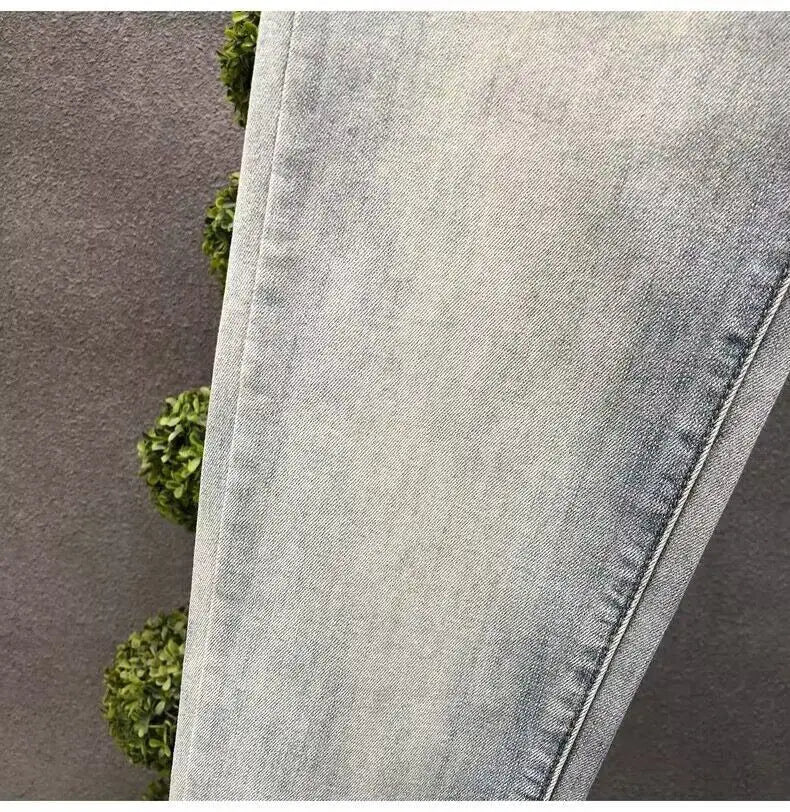 PENDRA Denim Washed Fit Trousers
