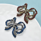 PENDRA Belladouble Shining Double-Layer Bowknot Brooch