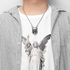 PENDRA Japanese Yokai Prajna Steel Necklace