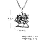 PENDRA Silver Persian Necklace