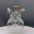 Krampus Gothic Demon Horn Glass Decanter Creative Spirits Bottle for Whiskey Bourbon Rum and Holiday Decoration