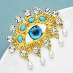 PENDRA Charming Blue Eye Brooch