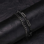 PENDRA Cuban Black Bracelet