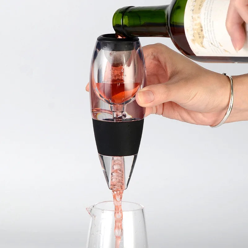 Portable Red Wine Decanter Aerator Bernoulli Air Magic Aerator Red White Wine Whisky Quick Decanter Equipment Bar Accessories