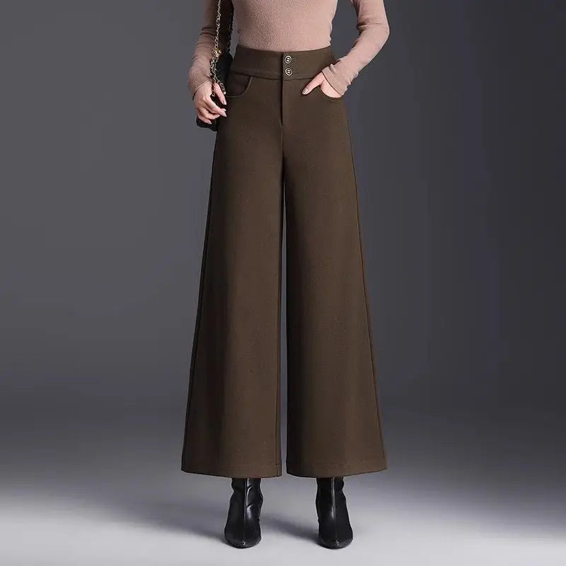 PENDRA Crocodile Print PU Straight Leg Pants
