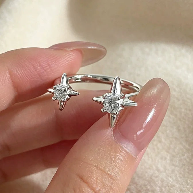 VENTFILLE 925 Sterling Silver Double Layer Vintage Twisted Ring For Female Gift Trend Open Adjustable Design Jewelry Wholesale