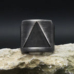 PENDRA Triangleforge Stainless Steel Triangle Ring