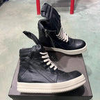 PENDRA Geobasket Classic Leather High-Top Zip Flat Ankle Boots