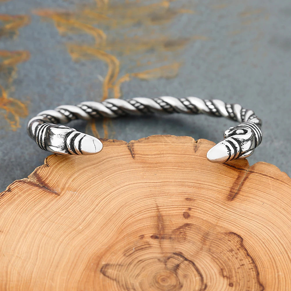 PENDRA Ravencrest Stainless Steel Viking Bracelet