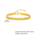 PENDRA Cuban Flat Bracelet