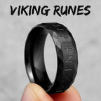 Vintage Nordic Viking Runes Celtic Knot Series Stainless Steel Womens Mens Rings Punk Biker Jewelry Creativity Gift Wholesale