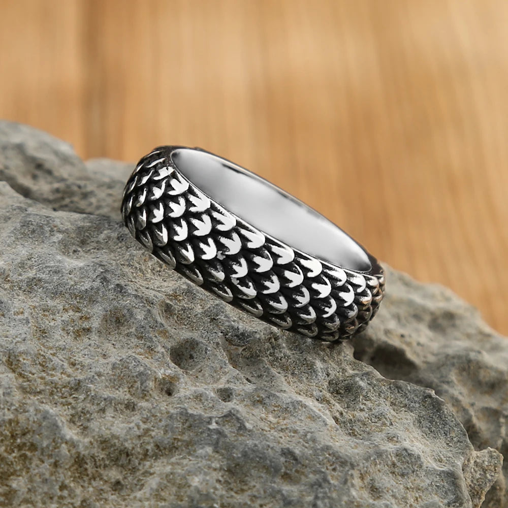 PENDRA Dragonscale Norse Viking Dragon Ring