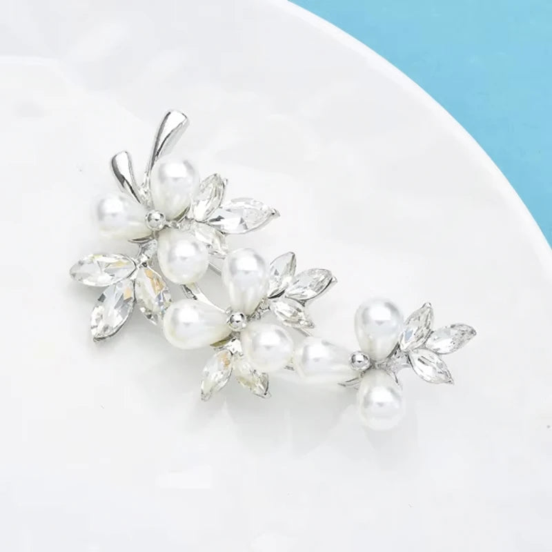 PENDRA Pearlfleur Pearl Flower Brooch