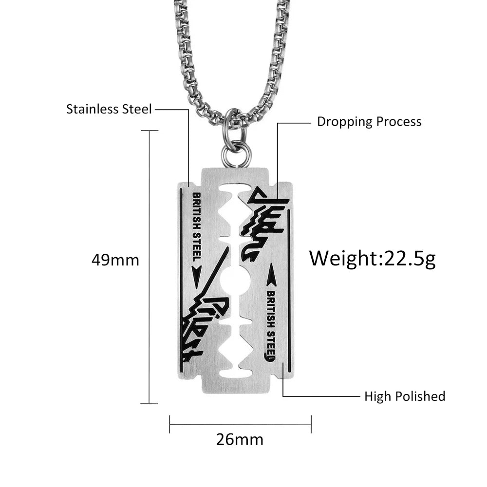 PENDRA Judas Punk Music Band Pendant Necklace