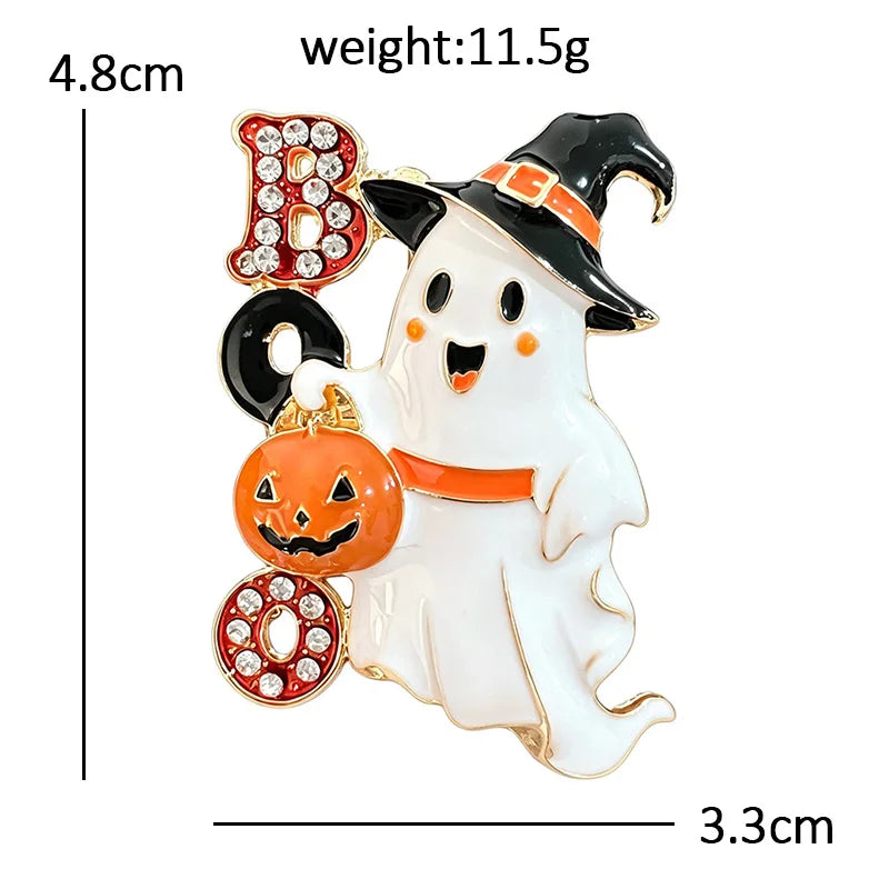 PENDRA Ghostelle Cute Ghost Brooch