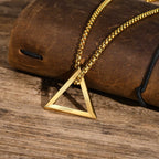 PENDRA Triangle Viking Pendant Necklace