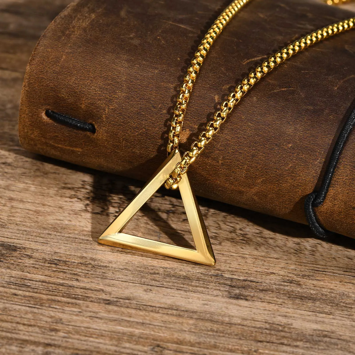 PENDRA Triangle Viking Pendant Necklace