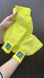 Fashion Summer Harem Pants Female 2025 New Letter Women's Sports Pants Quick Dry Tie Feet Elastic Waist Casual Trousers