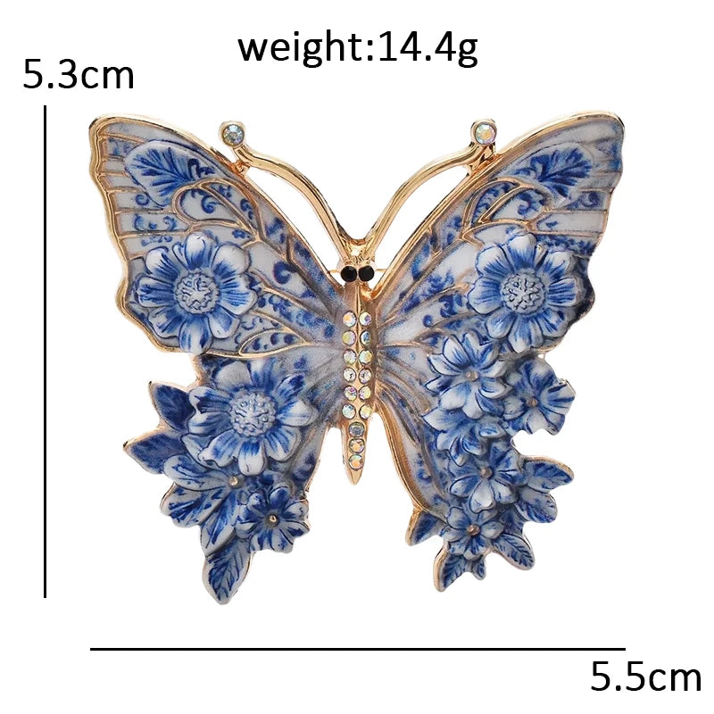PENDRA Porcelain Animal Collection Brooch