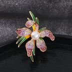 PENDRA Pearlina Pearl Flower Brooch