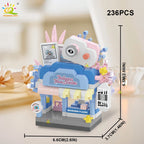PENDRA Cute Shop Micro Building Set