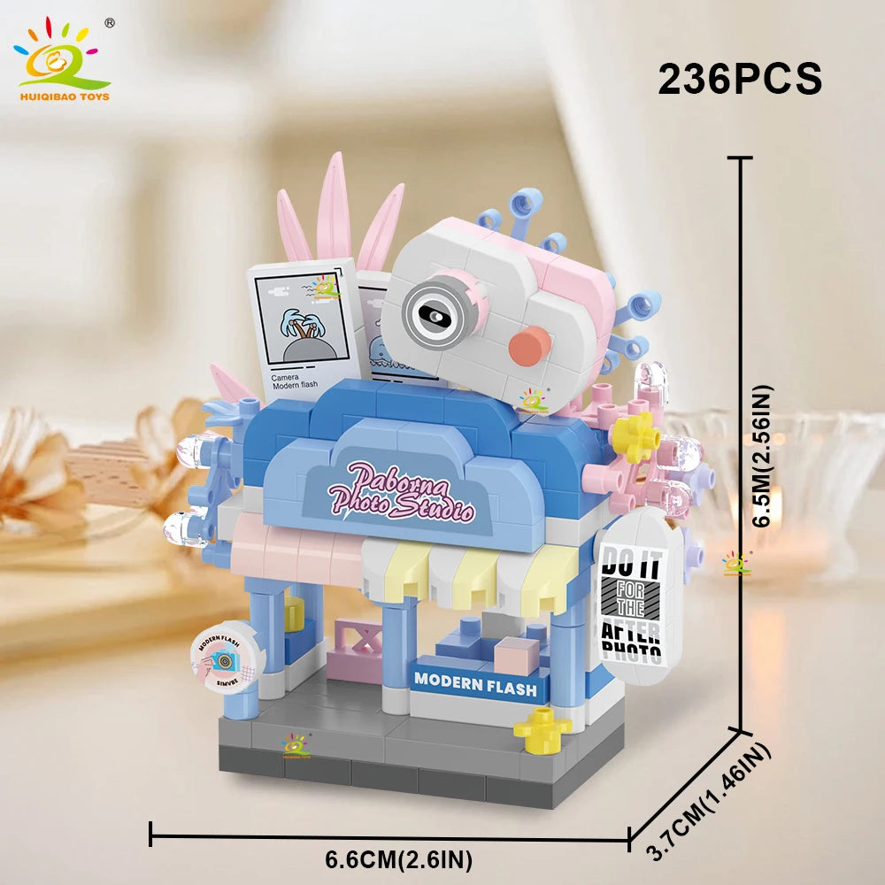 PENDRA Cute Shop Micro Building Set