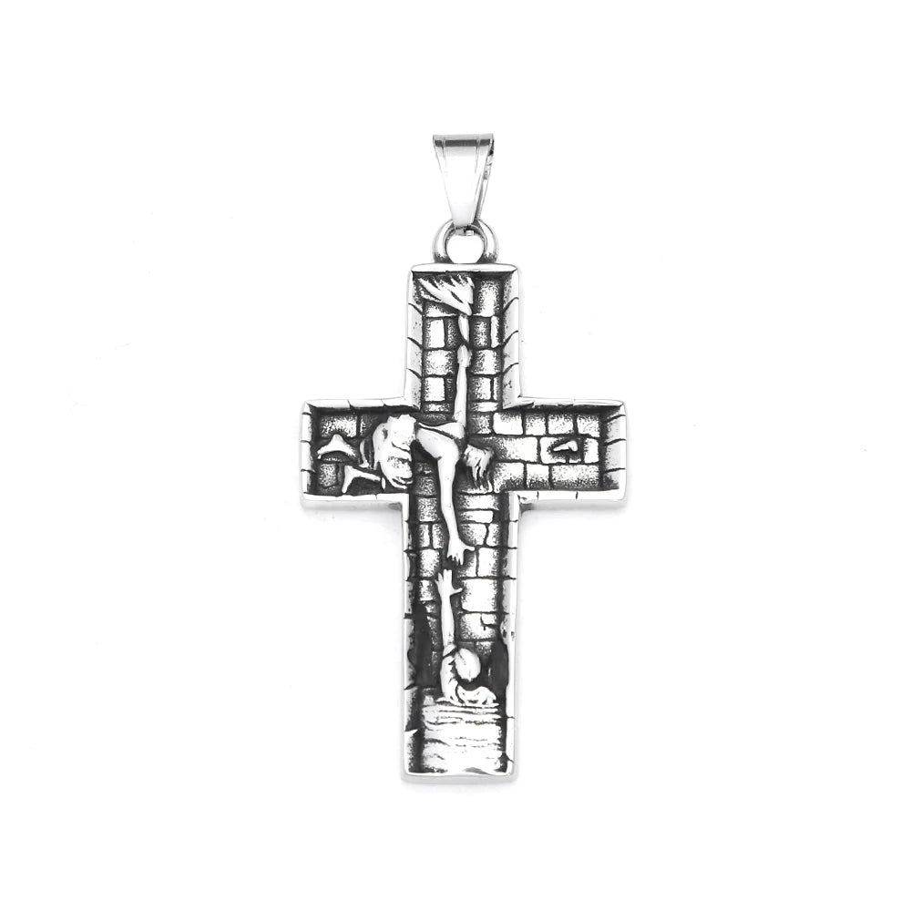 PENDRA JesusSavior Christian Cross Pendant