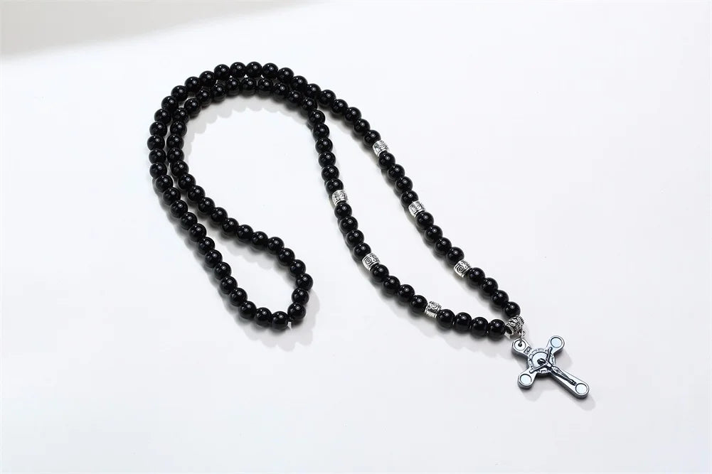 PENDRA Cross Rosary Rosary Necklace
