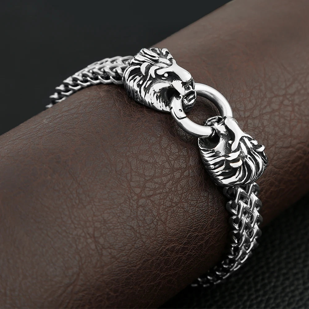 PENDRA Viking Twist Stainless Steel Cuff Bracelet