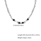 PENDRA Stone Natural Chain Necklace