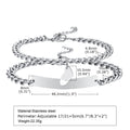 PENDRA Couple Link Bracelet