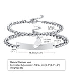PENDRA Couple Link Bracelet