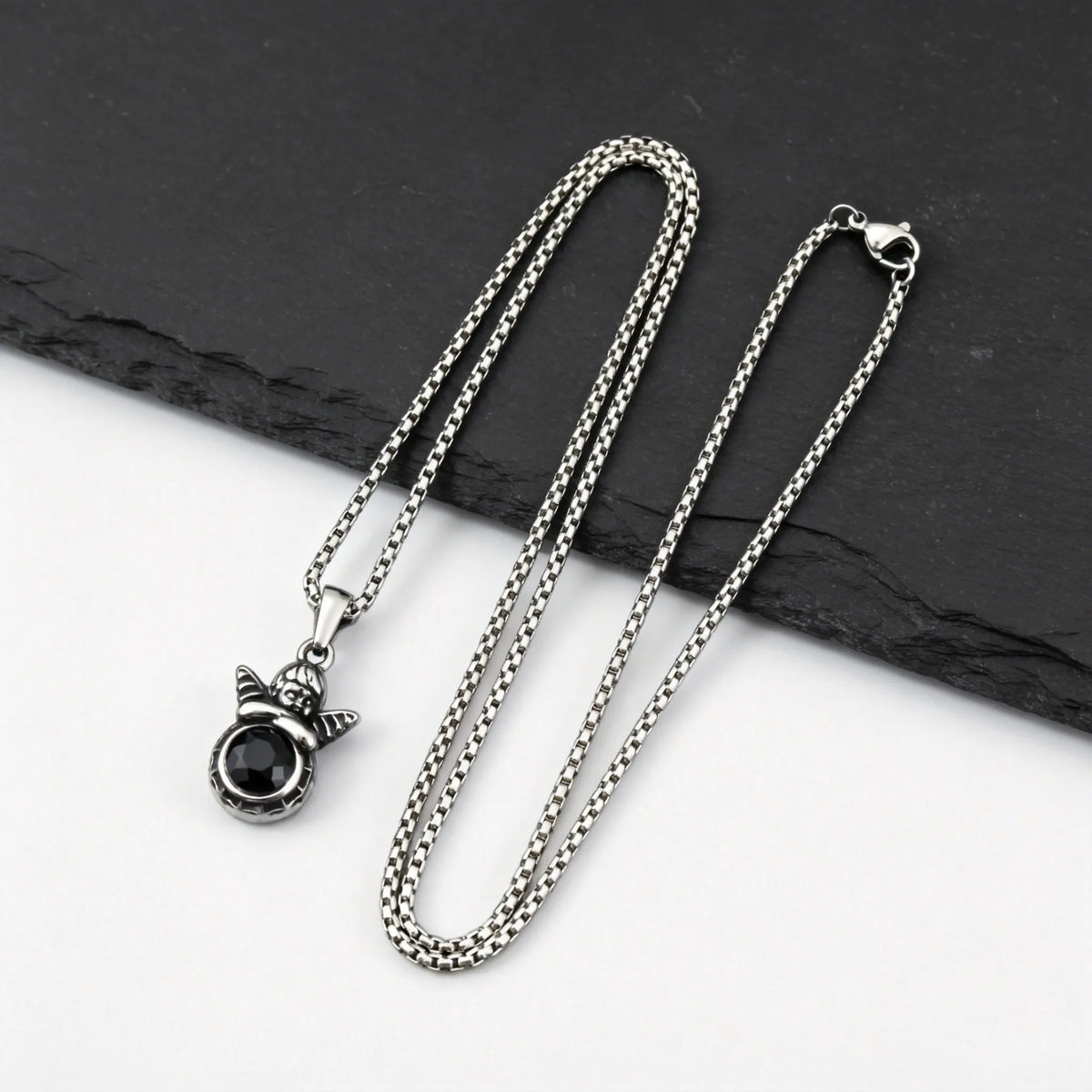 PENDRA Angel Stone Pendant Necklace