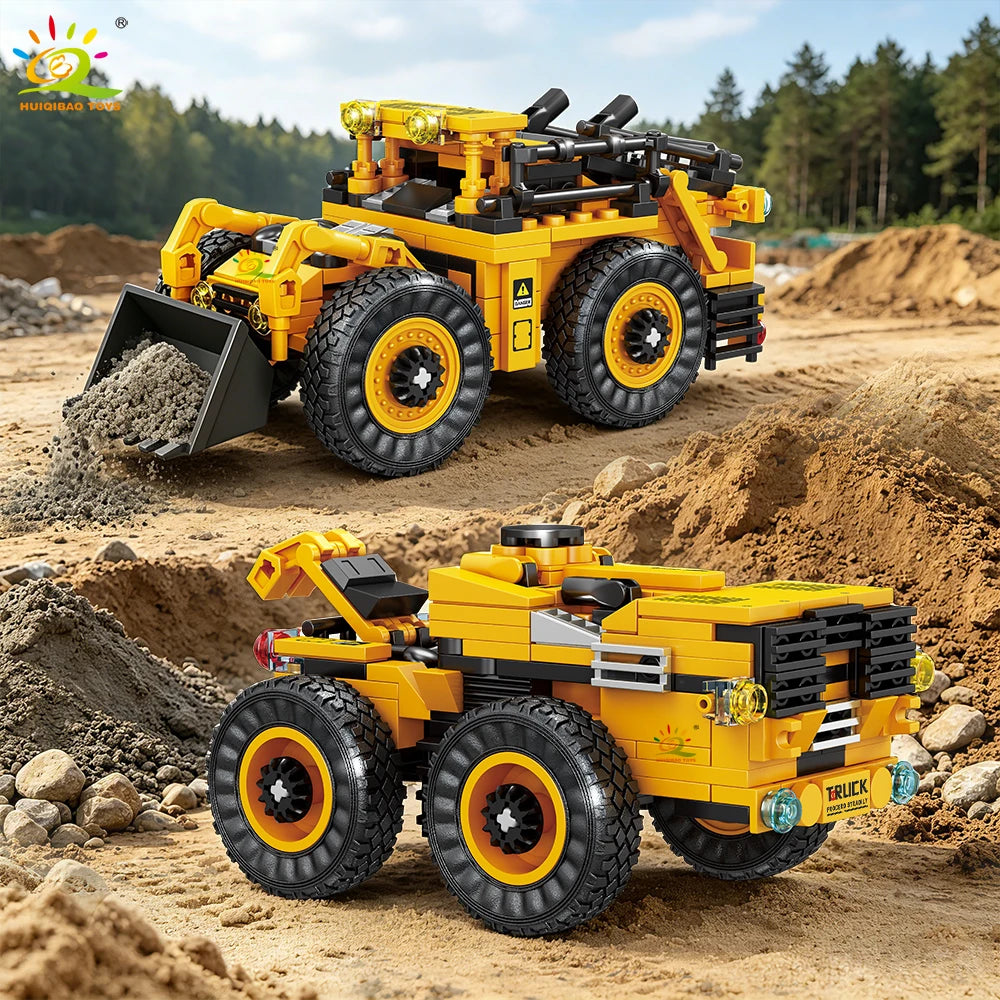 PENDRA Engineering Vehicle Excavator Building Set
