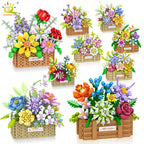 PENDRA Rose Sunflower Micro Building Set