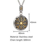 PENDRA Viking Compass Necklace