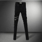 PENDRA Denim Zipper Pants