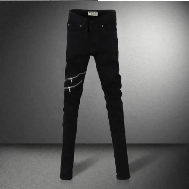PENDRA Denim Zipper Pants