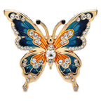 PENDRA Classic Enamel Butterfly Brooch