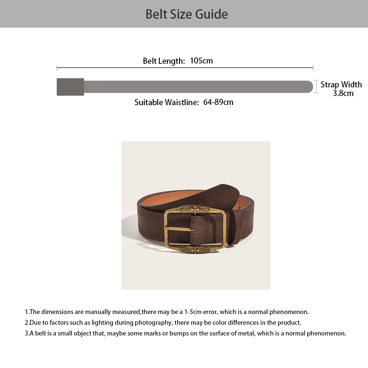 Retro Pattern Print Belts Women Pu Leather Designer Brand Western Cowgirl Waist Belt Y2K Vintage Brown Waistband Accessories