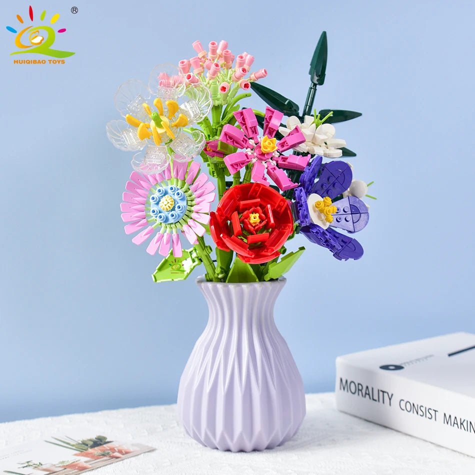 PENDRA Bouquet Plants Floral Building Set