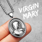 PENDRA Saint Barbara Steel Necklace