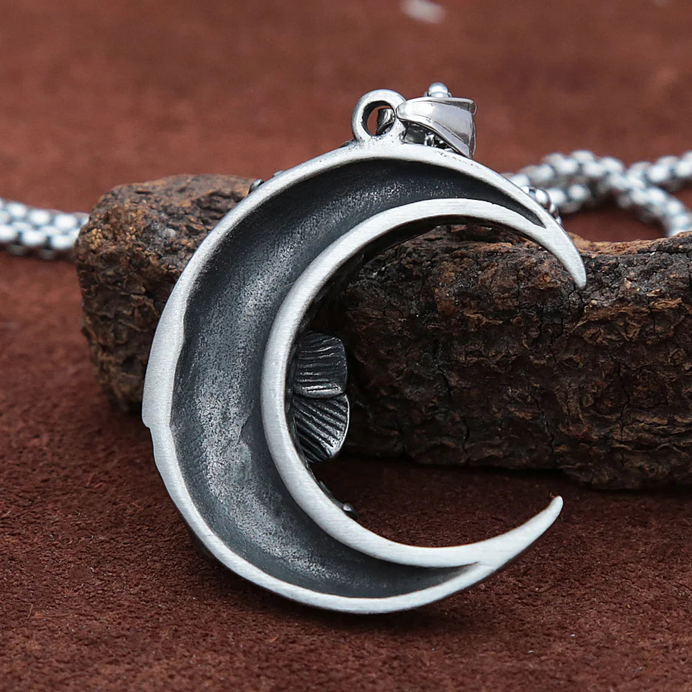 PENDRA Rosalia Stainless Steel Rose Pendant