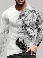PENDRA Eagle Long Sleeve Print T-Shirt