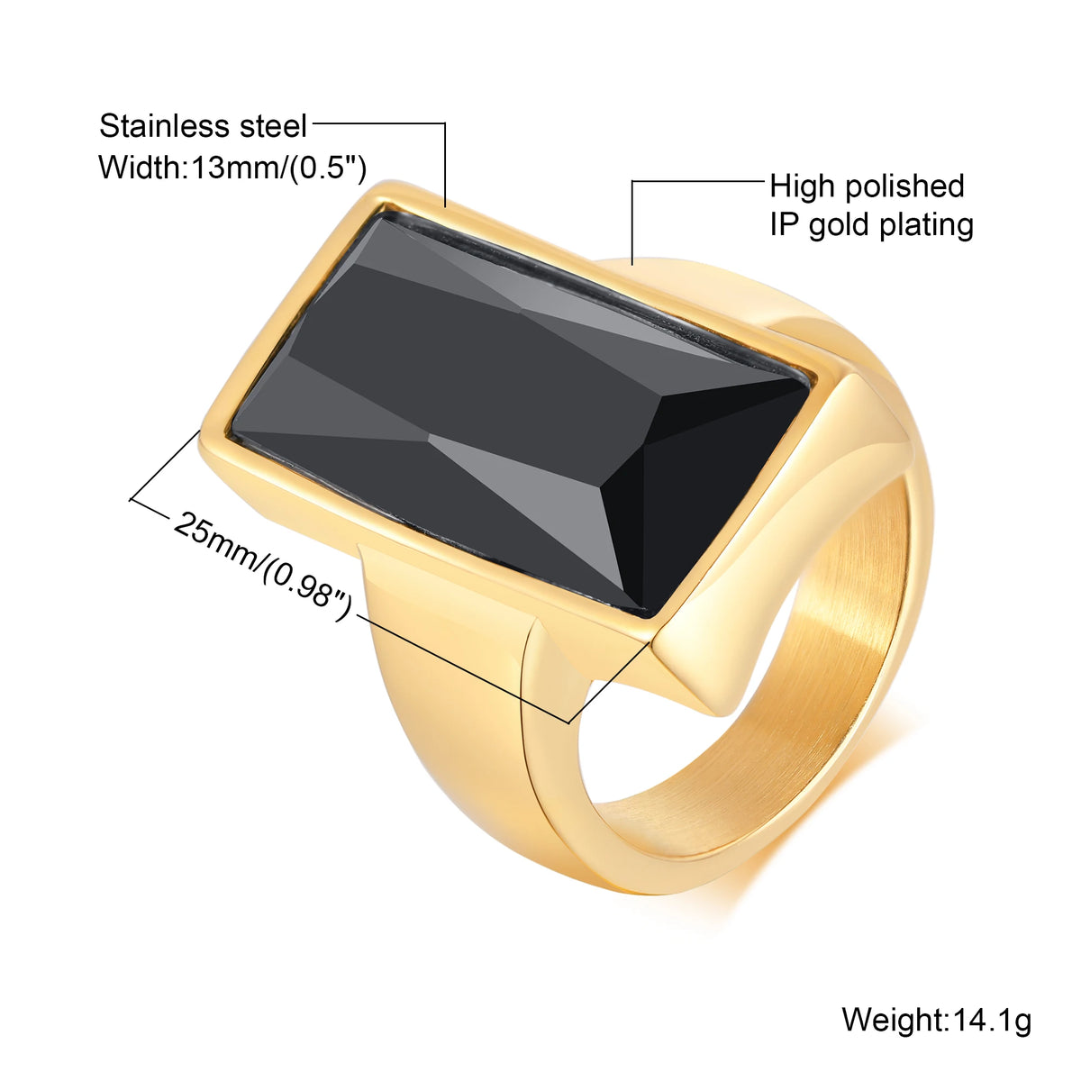 PENDRA Everyday Gold-Plated Ring