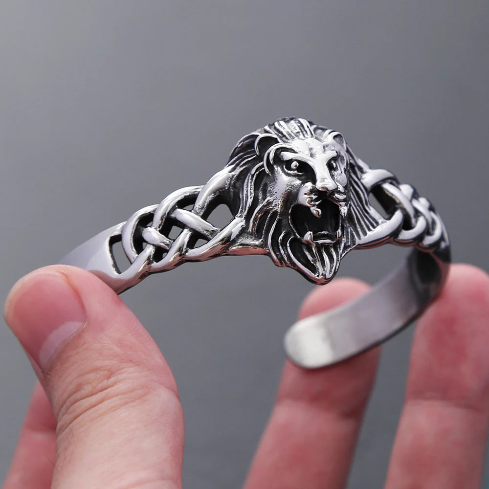 PENDRA Lioncrest Stainless Steel Cuff Bracelet